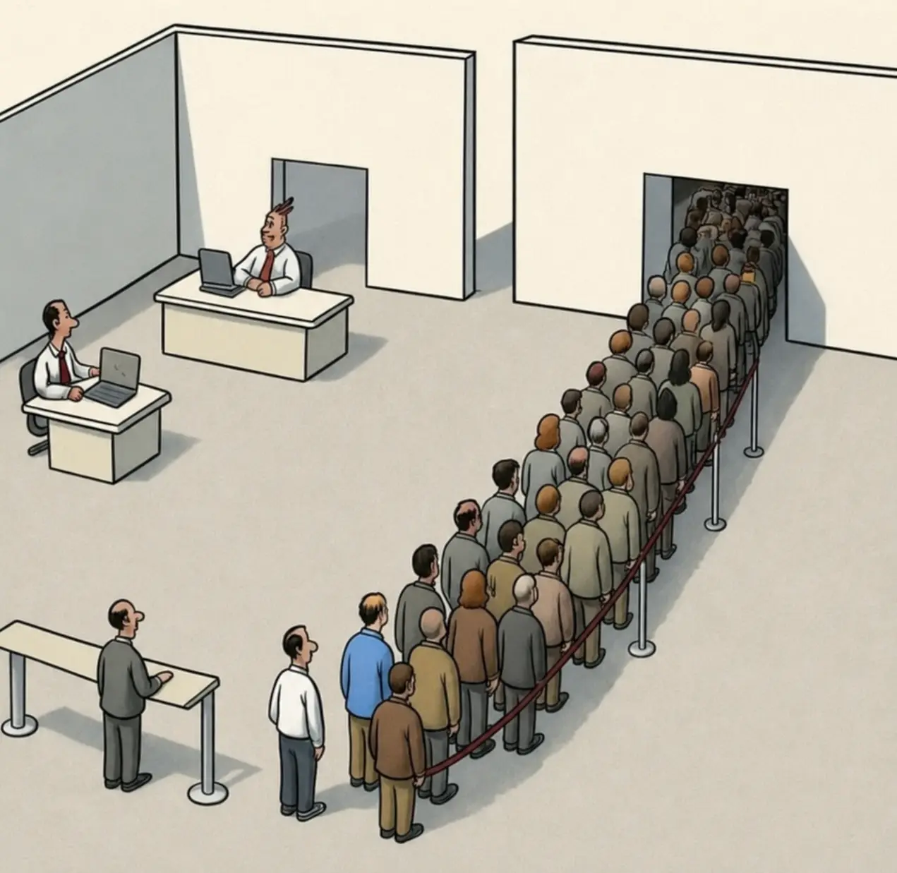 The Long Queue